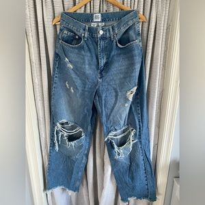 BDG High Rise Baggy Ripped Jeans